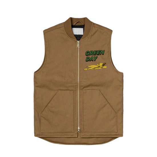 Dookie 30th Plane Chore Vest | Green Day Official Store